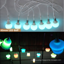 Stage light 80mm RGB LED Hanging Bulb